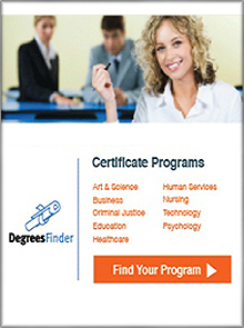 Picture of degrees finder catalog from Degrees Finder catalog