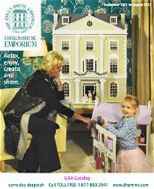 Picture of dollhouses and miniatures from Dolls House Emporium catalog