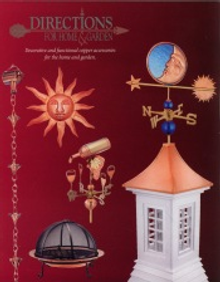 Picture of weather vanes from Directions for Home and Garden catalog
