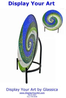 Picture of display pedestals from DisplayYourArt.com catalog