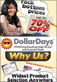 Picture of Dollar Days wholesale from DollarDays Wholesale General Merchandise catalog