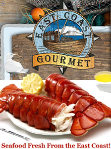 Picture of seafood delivery from East Coast Gourmet catalog