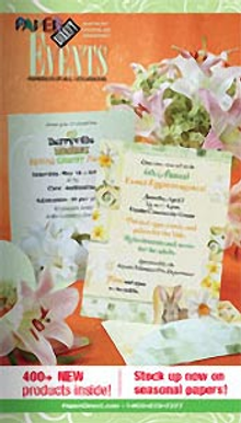 Picture of blank invitations from  Events by PaperDirect  catalog