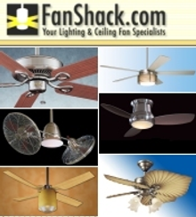 Picture of outdoor ceiling fans from Fan Shack catalog