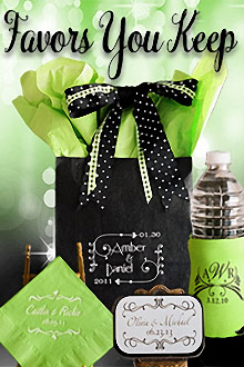 Picture of best bridal shower favors from Favors You Keep catalog