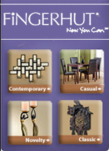 Picture of furniture and home furnishings from Fingerhut Home catalog
