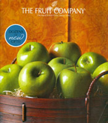 Picture of edible fruit arrangement from The Fruit Company catalog