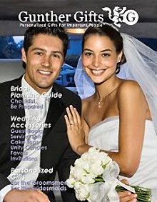 Picture of personalized bridal party gifts from Gunther Gifts catalog