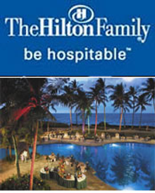 Picture of last minute hotel deal from Hilton Hotels catalog