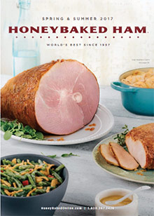 Picture of honey baked ham catalog from The HoneyBaked Ham Company catalog