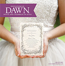 Picture of Disney wedding invitations from Invitations by Dawn catalog