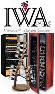 Picture of built in wine cabinets from IWA Wine.com catalog