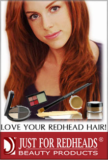 Picture of makeup colors for redheads from Just For Redheads catalog