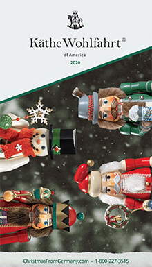 Picture of kathe wohlfahrt catalog from Christmas from Germany catalog