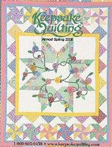 Picture of applique quilt patterns from Keepsake Quilting catalog