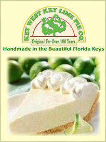 Picture of key lime pie from Key West Key Lime Pie Company catalog