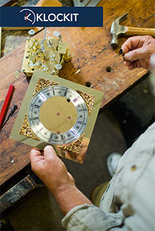 Picture of clock parts suppliers from Klockit catalog
