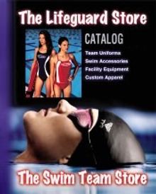 Picture of lifeguard gear from The Swim Team Store catalog