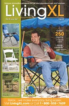 Picture of extra large chairs from Living XL catalog