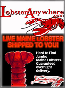 Picture of grilled lobster from LobsterAnywhere.com - East Coast Gourmet catalog