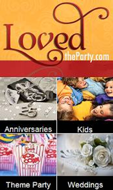Picture of party items from Loved The Party catalog