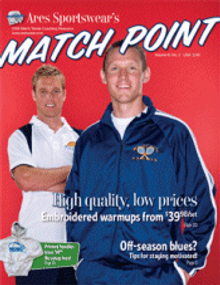 Picture of tennis apparel from ARES Sportswear - Match Point catalog