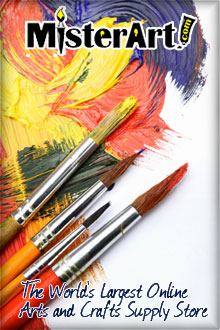 Picture of art supply store from MisterArt.com catalog