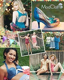 Picture of indie women's clothing from ModCloth catalog