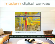 Picture of digital canvas artwork from Modern Digital Canvas catalog