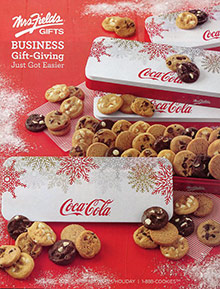 Picture of corporate cookie gifts from Mrs. Fields Corporate Gifts catalog