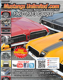 Picture of Mercury Cougar parts from Mercury Cougars 1967-73 by Mustangs Unlimited catalog