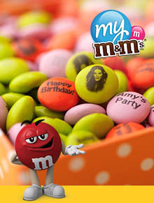 Picture of my m&ms from My M&M's catalog