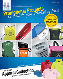 Picture of myron.com from Myron Promotional Products catalog