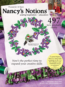 Picture of sewing supplies from Nancy's Notions catalog