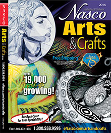 Picture of kids arts crafts from Nasco Arts & Crafts Supplies catalog