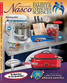 Picture of home economics teaching from Family & Home Economics by Nasco catalog