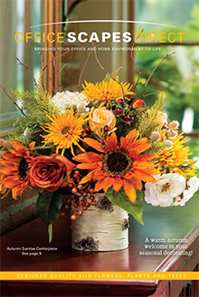 Picture of silk floral arrangements from OfficeScapesDirect catalog