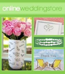 Picture of wedding candles from Online Wedding Store catalog