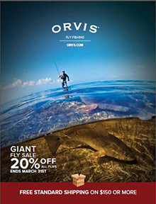 Picture of fly fishing catalog from Orvis - Fly Fishing catalog
