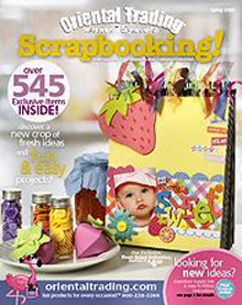 Picture of scrapbooking ideas from Scrapbooking by Oriental Trading Company catalog