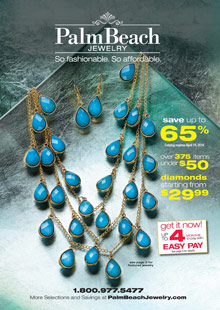 Picture of fashion jewelry necklaces from PalmBeach Jewelry catalog