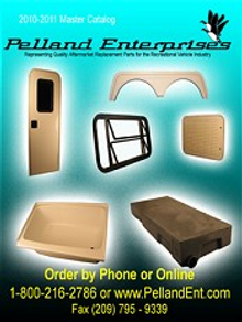 Picture of rv parts catalog from Pelland RV catalog