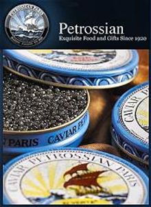 Picture of iranian caviar from Petrossian catalog