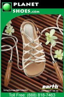 Picture of womens shoes from Planet Shoes catalog