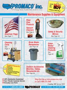 Picture of janitor maintenance from Promaco Inc. catalog