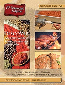 Picture of sausage making supplies from PS Seasoning & Spices catalog