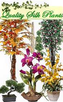 Picture of silk floral arrangements from Quality Silk Plants catalog