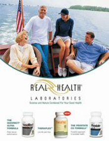 Picture of joint supplements from Real Health Laboratories catalog