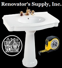 Picture of kitchen cabinet hardware from Renovator's Supply catalog