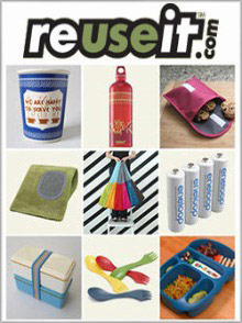 Picture of reususable items from reuseit.com catalog
